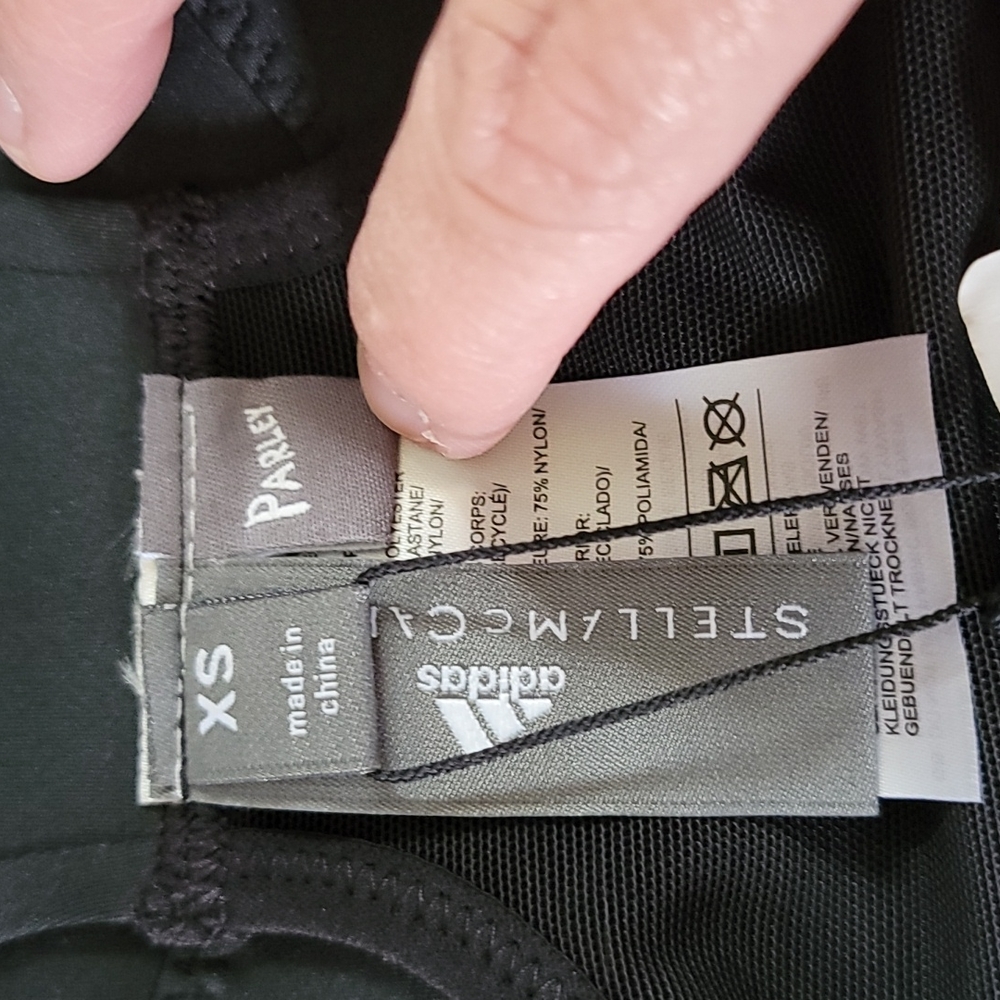 Adidas by Stella McCartney women's size XS black sports bra - Picture 10 of 15